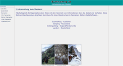 Desktop Screenshot of bushwalking.silke-schlueter.de